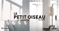 Desktop Screenshot of lepetitoiseauvasortir.com